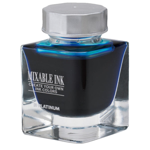 Platinum, Tintenglas, Mixable Ink Aqua Blue