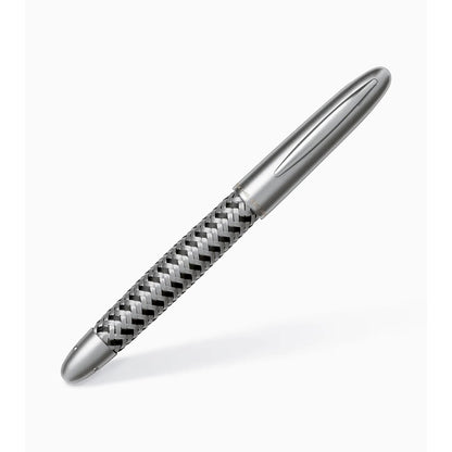 Porsche Design P'3110, Tec Flex Fountain Pen, Stainless Steel & Black