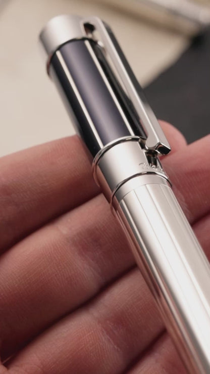 Waldmann, fountain pen Commander 23, broad nib, dark blue