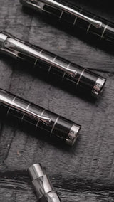 Waldmann, Füller Tango, Ring, lackiert, 18K Feder, schwarz