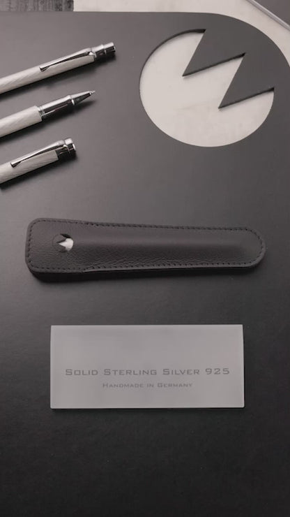 Waldmann Rollerball Pen Aura Day, silver, matte-silver