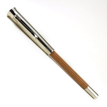 Graf von Faber-Castell Perfect Pencil Limited Edition, whitegold, pencil protector with integrated sharpener, silver