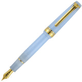 Sailor, Füller Pro Gear Slim, gold Special Ed. 14K Feder, Grateful Crane Light Blue Lamé