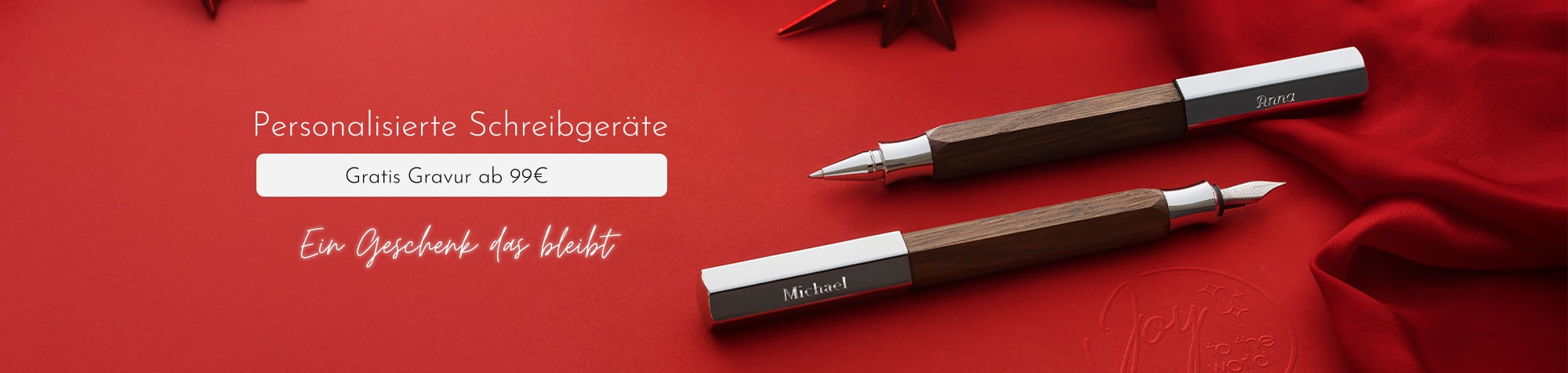 Engraved writing instruments