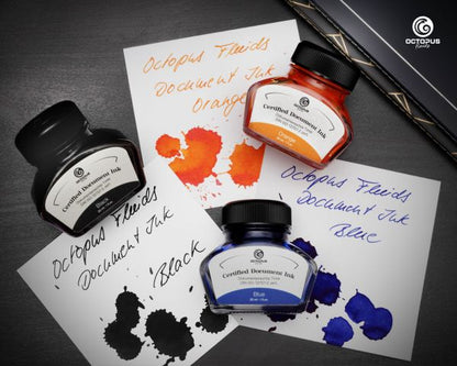 Octopus Fluids Füllhaltertinte Document Ink black Schwarz 30 ml
