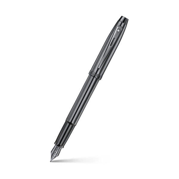 Sheaffer Füller 100 farbig, Stahfeder, dunkelgrau