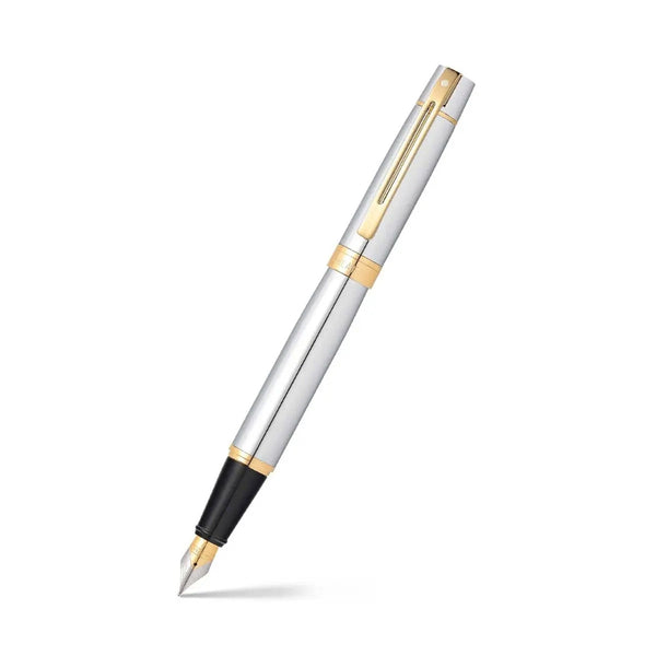 Sheaffer Füller 300 gold, Stahfeder, silber