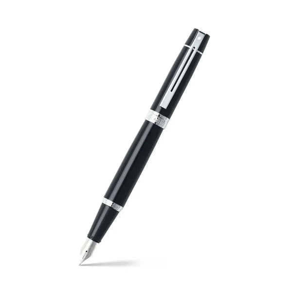 Sheaffer Füller 300 silber, Stahfeder, schwarz