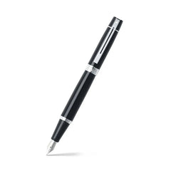 Sheaffer Füller 300 silber, Stahfeder, schwarz