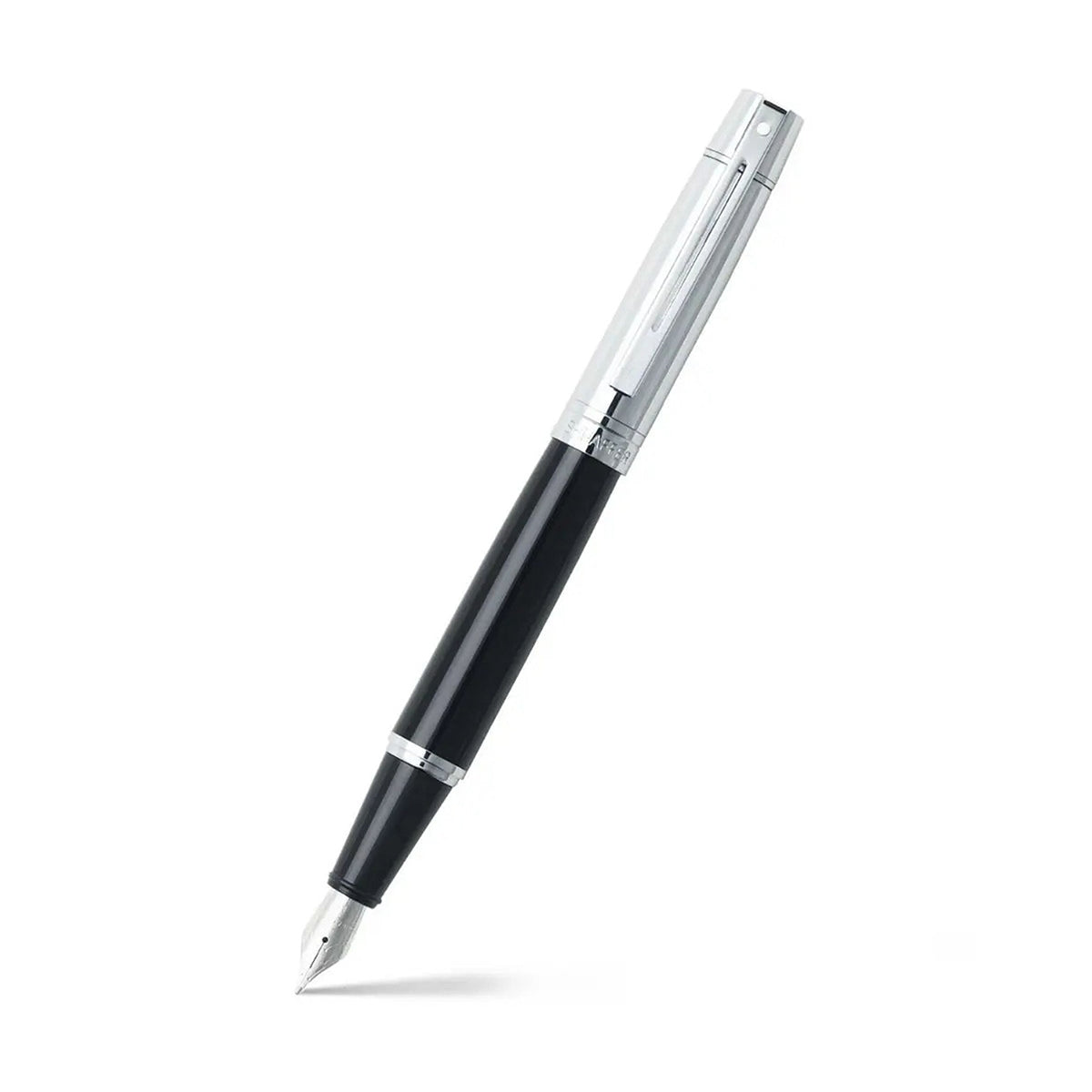 Sheaffer Füller 300 silber, Stahfeder, schwarz