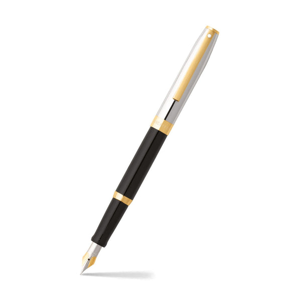 Sheaffer Füller Sagaris gold, Stahfeder, schwarz