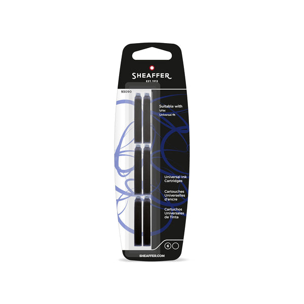 Sheaffer Tintenpatrone VFM 6 Stk., Black