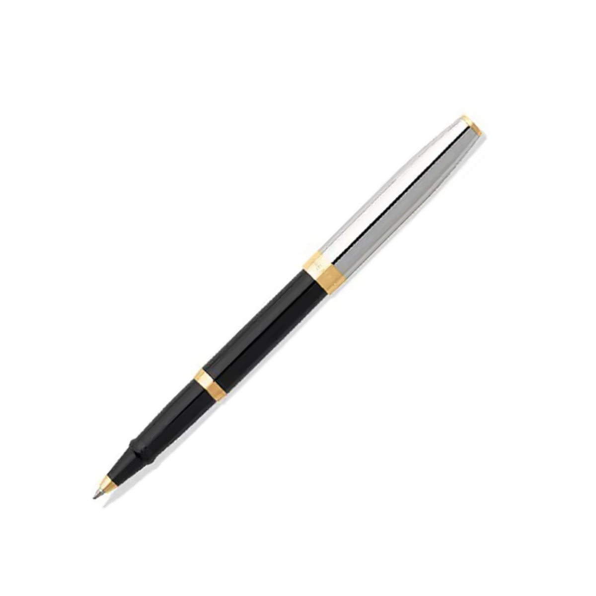 sheaffer-tintenroller-sagaris-chrome-gold-black-1