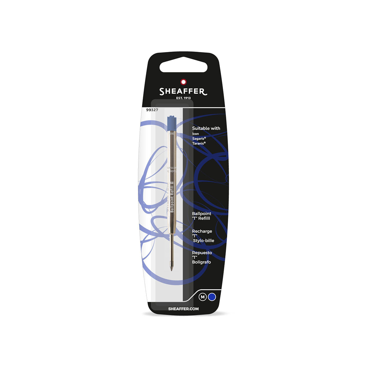 Sheaffer Rollerball Refill Medium, Blue