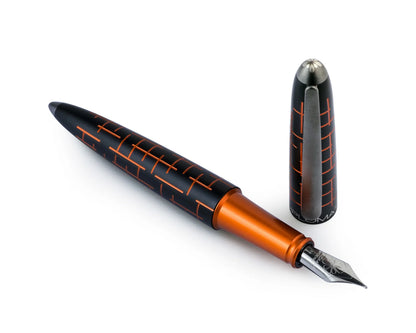 Diplomat, Fountain pen Elox Matrix black orange