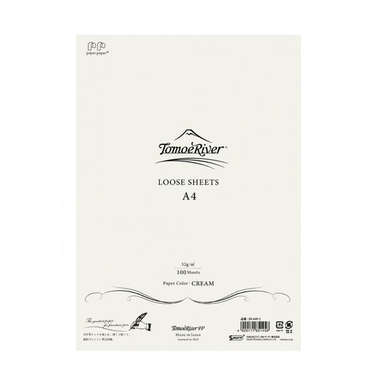 Tomoe River, Notebook Fountain Pen Paper, A6 dotted cream, black