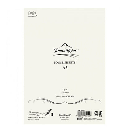 Tomoe River, carnet de papier pour stylo-plume, A6 pointillé crème, noir