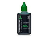 Lenizett Solvent Stempelfarbe glatte Untergründe, grün lasierend, 50 ml
