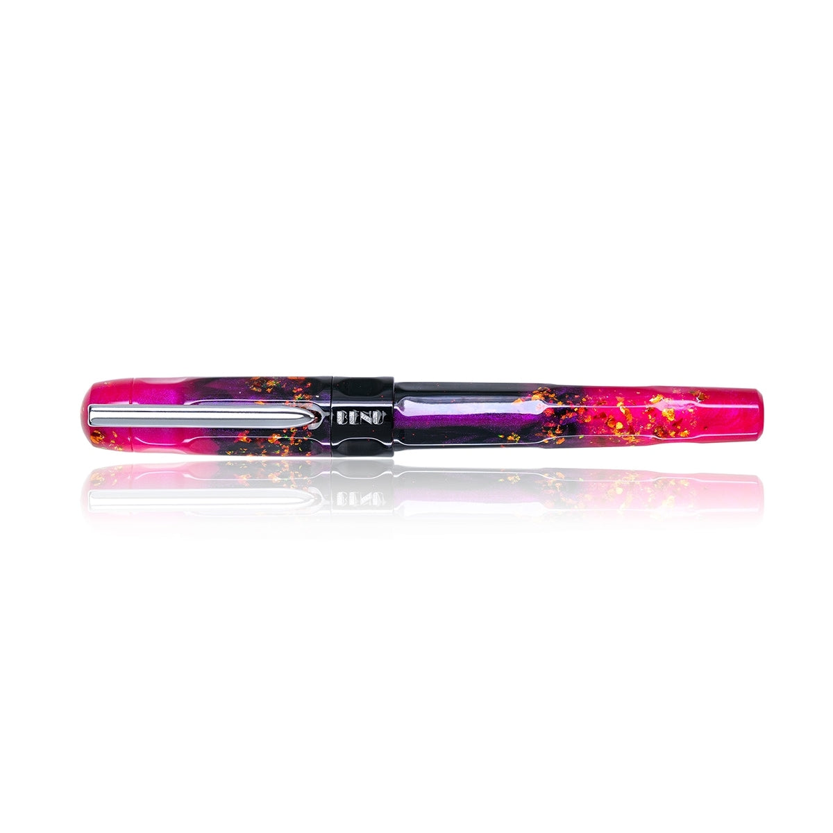 BENU Talisman fountain pen silver, Lily of the Incas