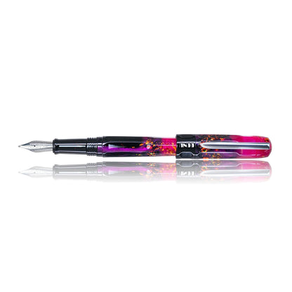 BENU Talisman fountain pen silver, Lily of the Incas
