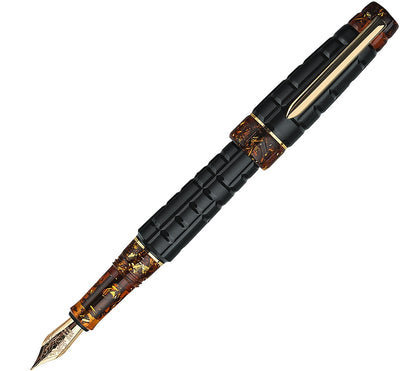 Stylo plume BENU Tessera gold, Black Amber