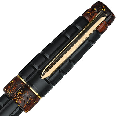Stylo plume BENU Tessera gold, Black Amber