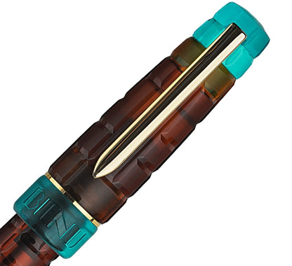 BENU Fountain Pen Tessera Gold, Ribbon Turquoise