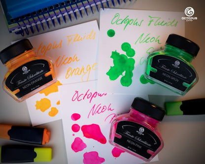 Octopus Fluids Textmarkertinte Neon Orange Ltd. Edt. Neon-Orange