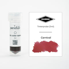 Diamine, Tintenprobe, 150th Anniversary, Carnival, 5ml