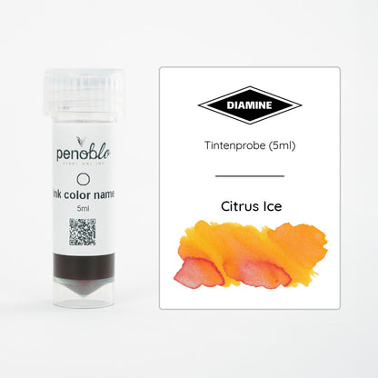 Diamine, Tintenprobe, Shimmering, Citrus Ice, 5ml