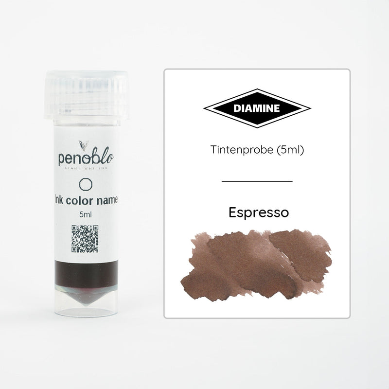 Penoblo Tintenprobe, Diamine 150th Anniversary, Espresso