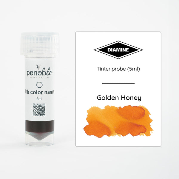 Penoblo Tintenprobe, Diamine 150th Anniversary, Golden Honey