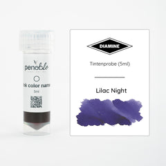 Penoblo Tintenprobe, Diamine 150th Anniversary, Lilac Night