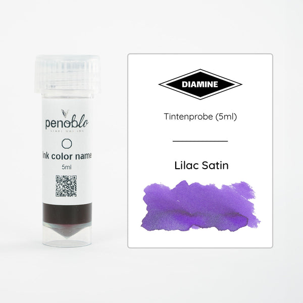 Penoblo Tintenprobe, Diamine Shimmering, Lilac Satin