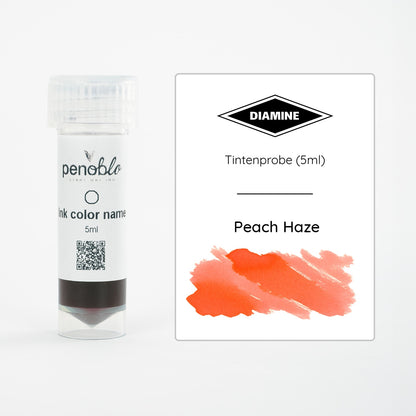 Penoblo Ink Sample, Diamine Regular, Peach Haze