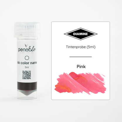 Diamine, Tintenprobe, Regular, Pink, 5ml