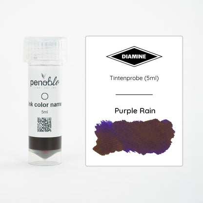 Penoblo Tintenprobe, Diamine Regular, Purple Rain