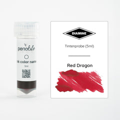 Penoblo Tintenprobe, Diamine Regular, Red Dragon