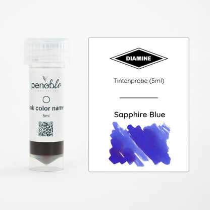 Penoblo Ink Sample, Diamine Regular, Sapphire Blue