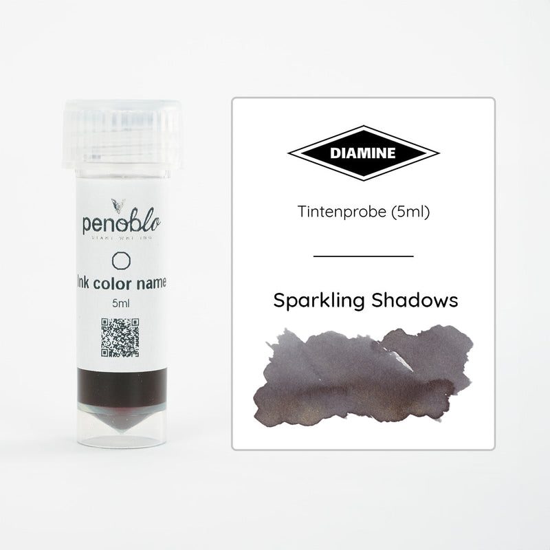 Diamine, Tintenprobe, Shimmering, Sparkling Shadows, 5ml