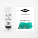 Diamine, Tintenprobe, Shimmering, Spearmint Diva, 5ml