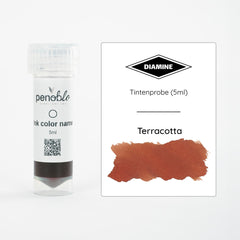 Penoblo Tintenprobe, Diamine 150th Anniversary, Terracotta