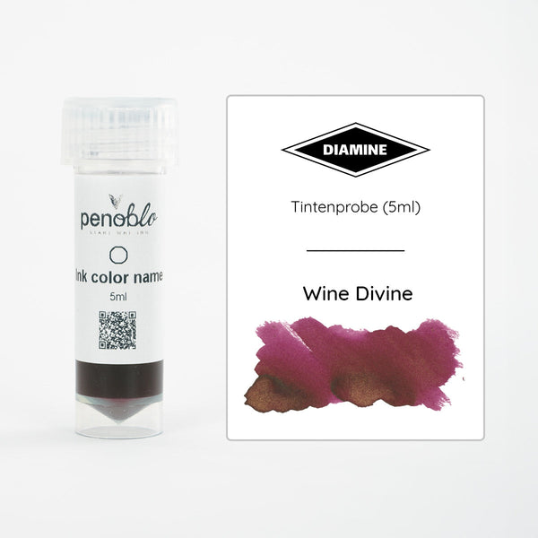 Diamine, Tintenprobe, Shimmering, Wine Divine, 5ml