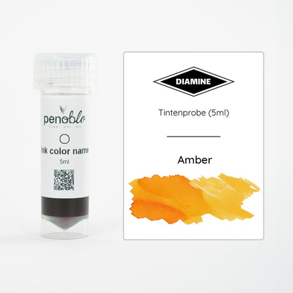 Penoblo Ink Sample, Diamine Regular, Amber