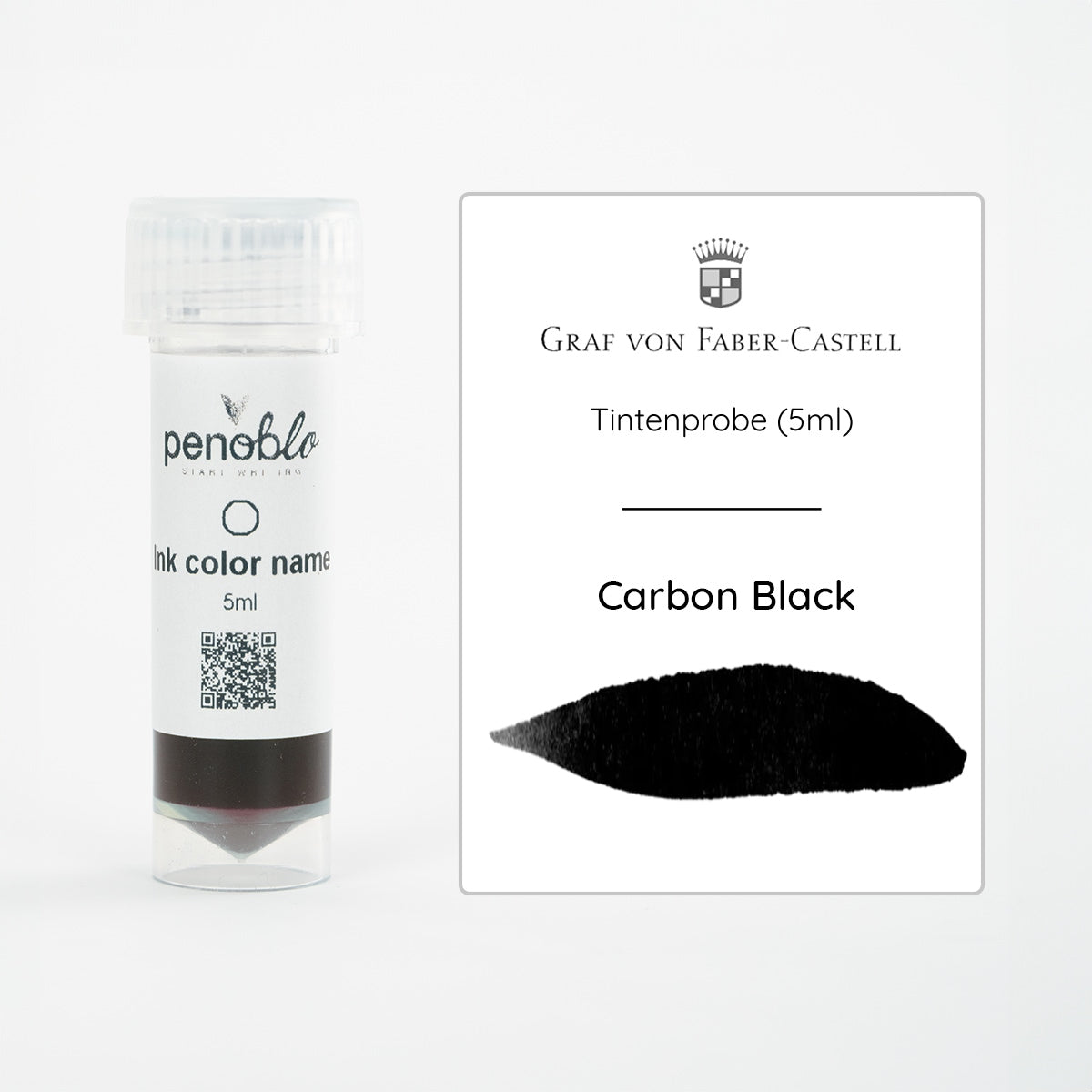 Graf von Faber-Castell, Ink Sample, Carbon Black, 5ml