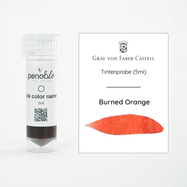 Graf von Faber-Castell, Tintenprobe, Burned Orange, 5ml
