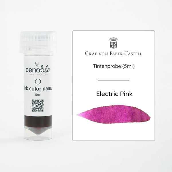 Graf von Faber-Castell, Tintenprobe, Electric Pink, 5ml
