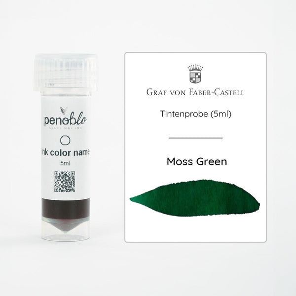 Graf von Faber-Castell, Tintenprobe, Moss Green, 5ml
