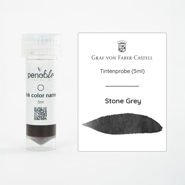 Graf von Faber-Castell, Tintenprobe, Stone Grey, 5ml