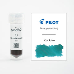 Pilot, Tintenprobe, Iroshizuku, Peacock, Ku-Jaku, 5ml